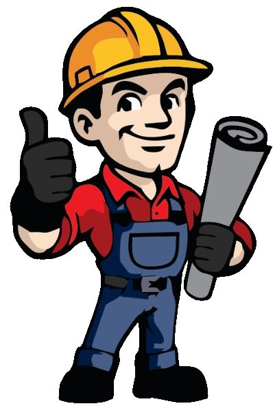 WorkSafe safety specialist mascot holding plans